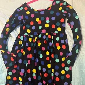 Hanna Andersson polka dot dress size 8